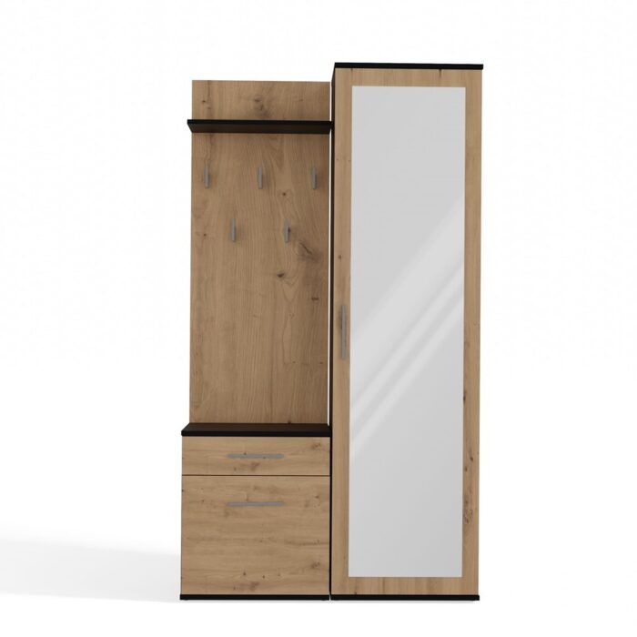 Aventis Anthracite Oak Wardrobe - Image 3