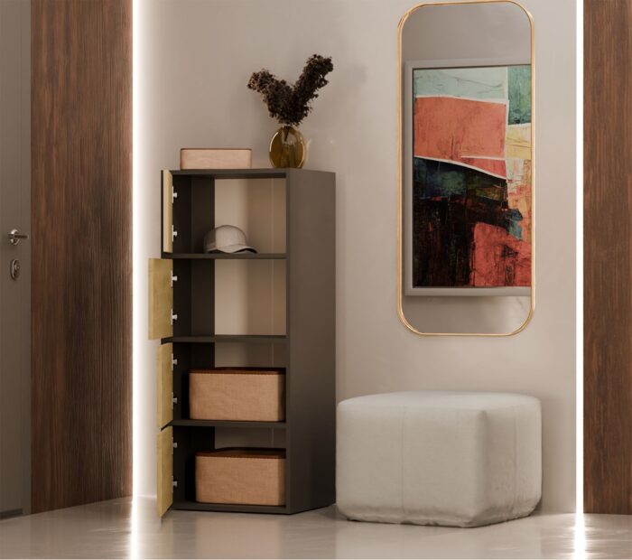 Alma Anthracite & Oak Sideboard - Image 3