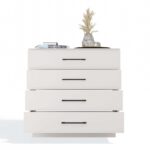 Amber 4-Drawer Dresser in Beige Finish - Image 9