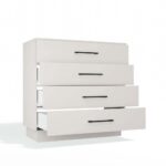 Amber 4-Drawer Dresser in Beige Finish - Image 14