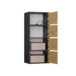 Alma Anthracite & Oak Sideboard - Image 9