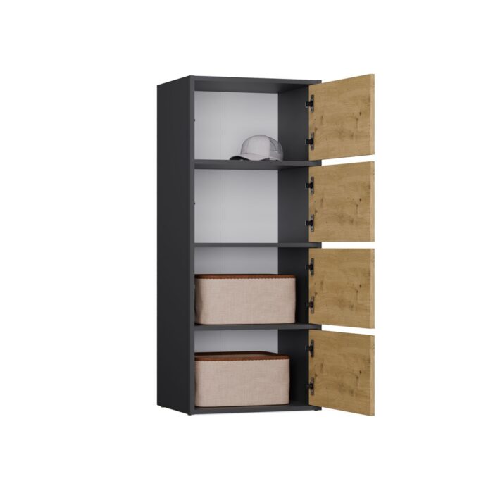Alma Anthracite & Oak Sideboard - Image 9