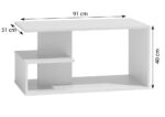 Haven White Coffee Table - Image 4