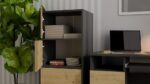 Alma Anthracite & Oak Sideboard - Image 4