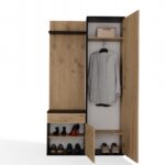 Aventis Anthracite Oak Wardrobe - Image 4