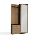 Aventis Anthracite Oak Wardrobe