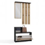 Cedar Anthracite Oak Wardrobe