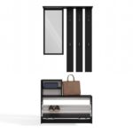 Ebony Black Wardrobe - Image 4