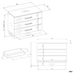 Amber 3-Drawer Chest – Cashmere Beige - Image 6