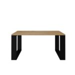 Modern Coffee Table - Artisan Oak & Black - Image 2