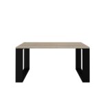 Modern Coffee Table - Sonoma Oak & Black - Image 2