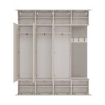 Haven V Triple Wardrobe with Hook - Image 9