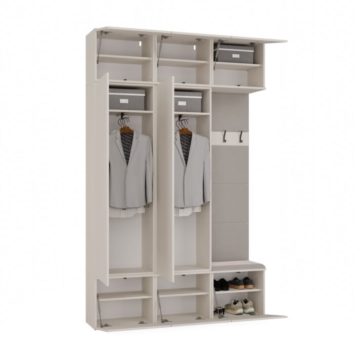 Aventis Anthracite Oak Wardrobe - Image 2