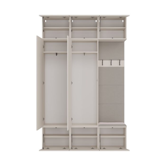 Aventis Anthracite Oak Wardrobe - Image 6