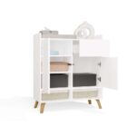 Colin White Cabinet with Drawer & Doors - Image 6