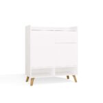 Colin White Cabinet with Drawer & Doors - Image 8