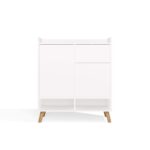 Colin White Cabinet with Drawer & Doors - Image 10