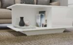 Denver Coffee Table - White Gloss - Image 7