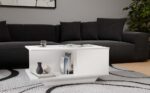 Denver Coffee Table - White Gloss - Image 9