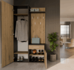 Aventis Anthracite Oak Wardrobe - Image 6