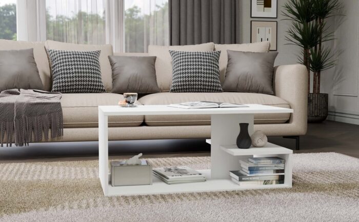 Haven White Coffee Table - Image 8