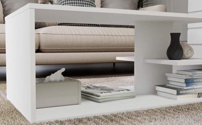Haven White Coffee Table - Image 3