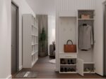 Duo Hallway Set with Mirror Wardrobe - Cashmere Beige - Image 4