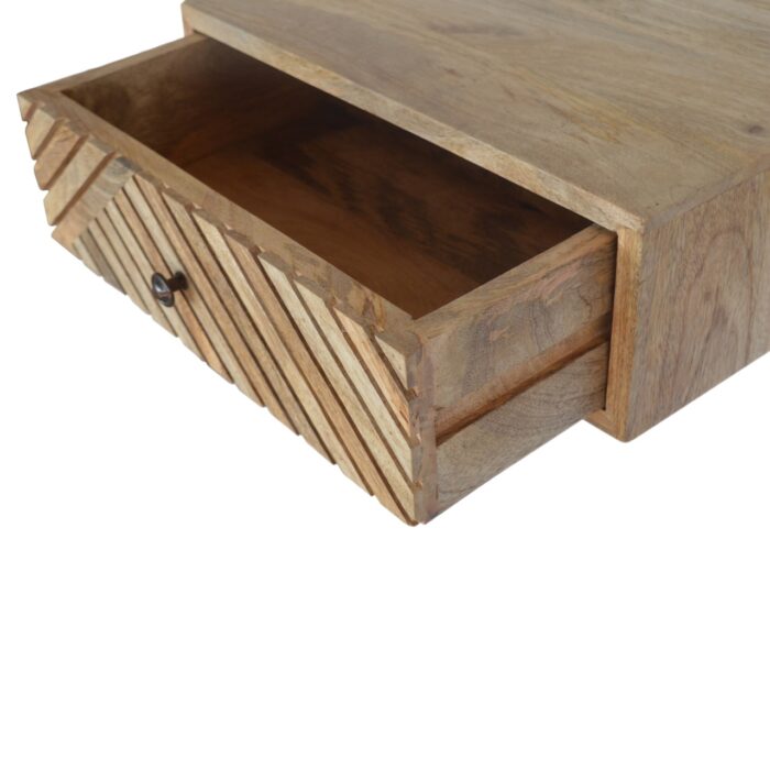 Floating Line Carved Bedside - Image 3