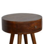 Nordic Chestnut Circular Bedside - Image 3