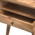 Modern Bedside with Open Slot - Image 4