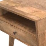 Modern Bedside with Open Slot - Image 5