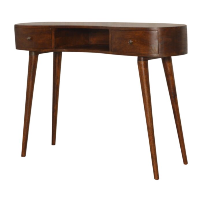 Chestnut Wave Writing Desk - Image 2