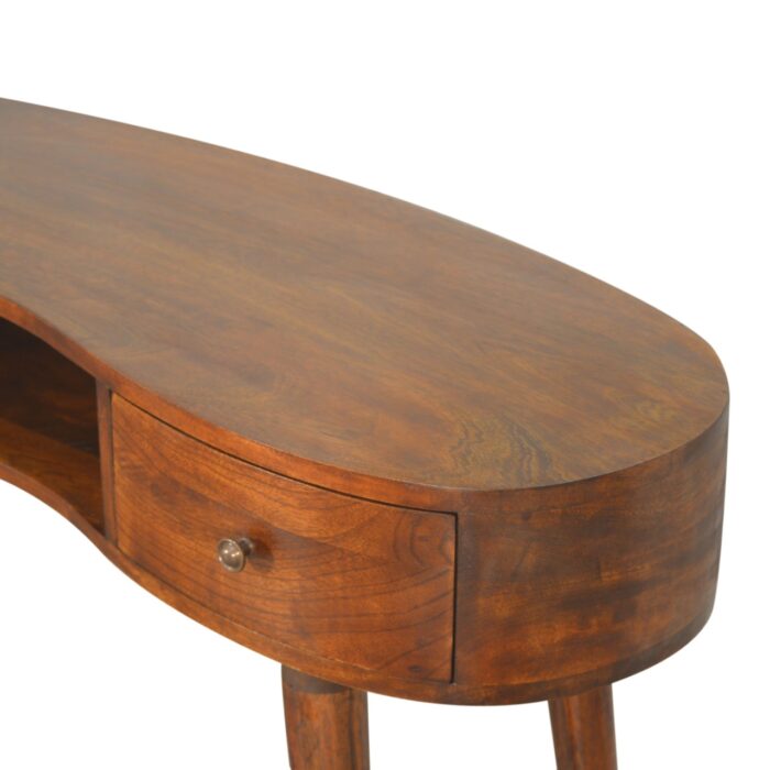 Chestnut Wave Writing Desk - Image 4