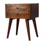 Chestnut Modern Solid Wood Bedside - Image 3
