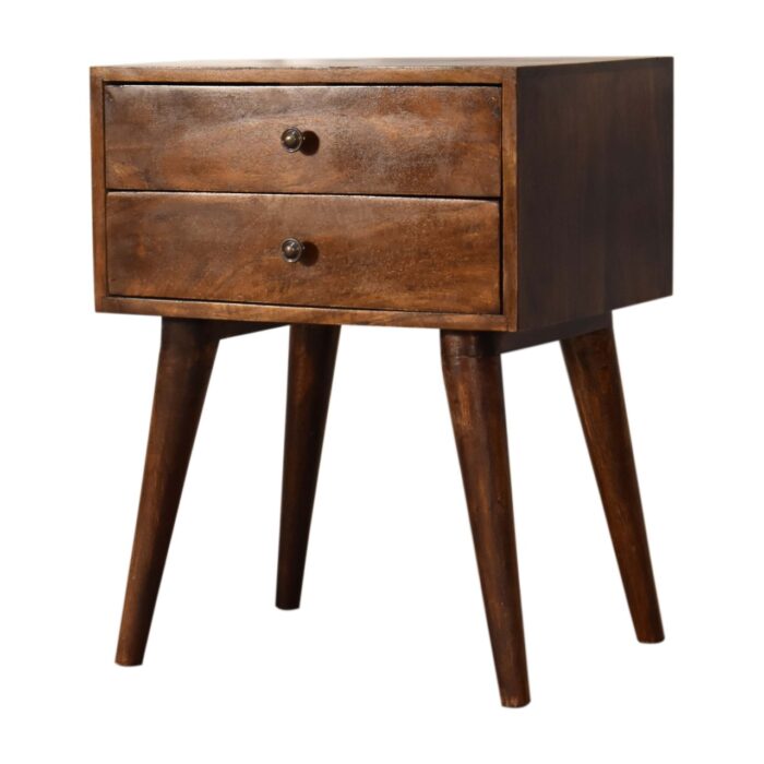 Chestnut Modern Solid Wood Bedside - Image 3