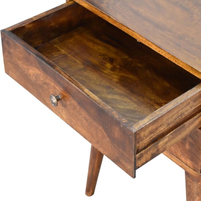 Chestnut Modern Solid Wood Bedside - Image 5
