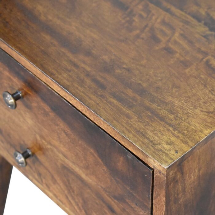 Chestnut Modern Solid Wood Bedside - Image 6