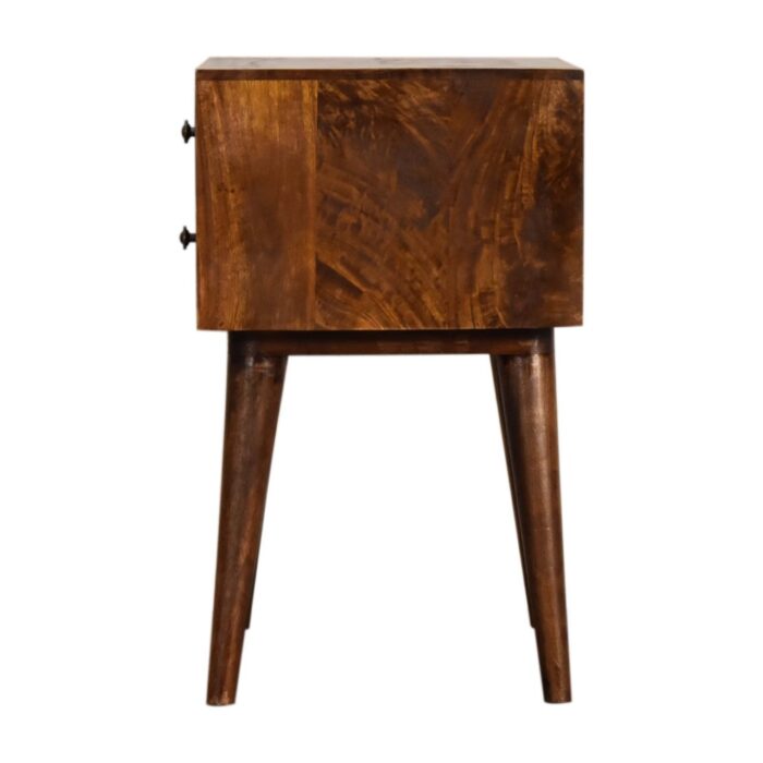 Chestnut Modern Solid Wood Bedside - Image 8