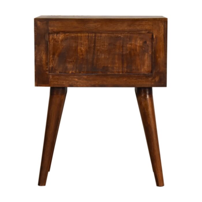 Chestnut Modern Solid Wood Bedside - Image 9