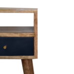 Mini Navy Blue Hand Painted Bedside - Image 3