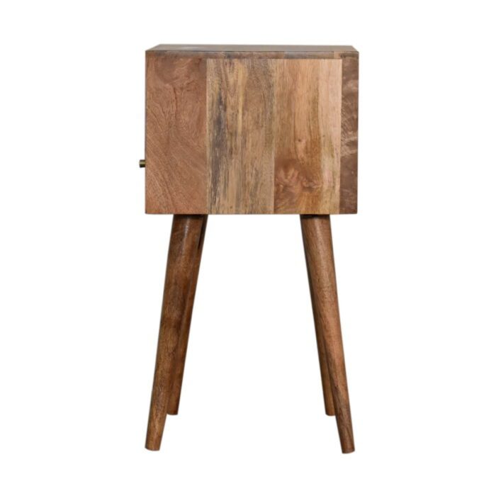 Mini Navy Blue Hand Painted Bedside - Image 6