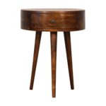 Chestnut Semi Circle Bedside