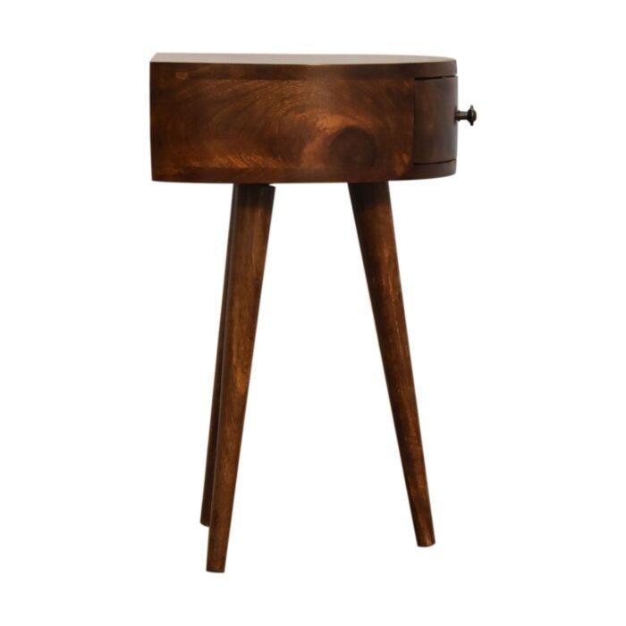 Chestnut Semi Circle Bedside - Image 8