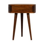 Chestnut Semi Circle Bedside - Image 9
