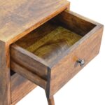 Mini 2 Drawer Chestnut Bedside - Image 5
