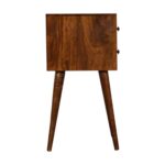 Mini 2 Drawer Chestnut Bedside - Image 6