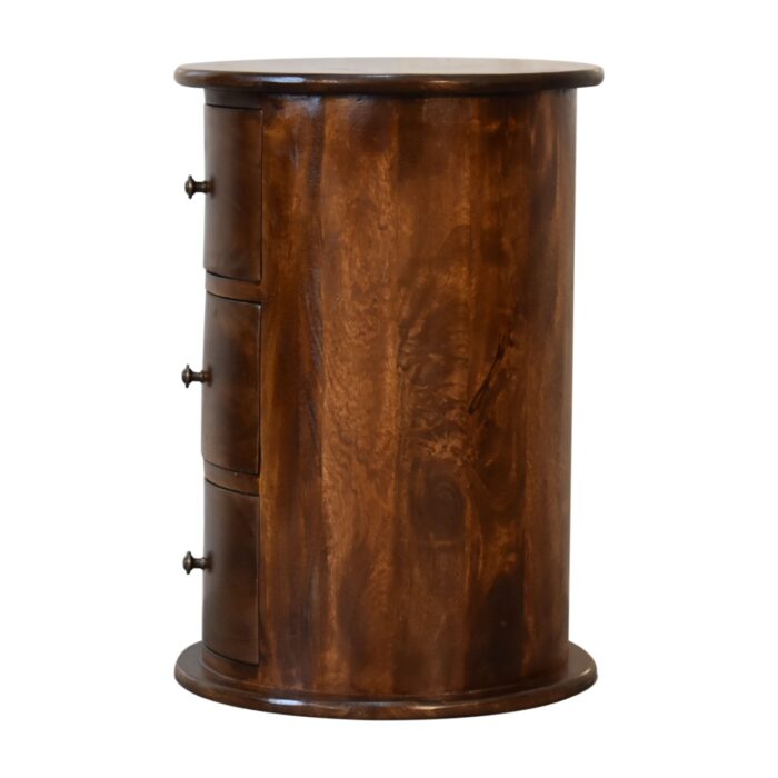 3 Drawer Chestnut Drum - Image 8