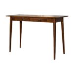 2 Drawer Chestnut Writing Desk - Image 3