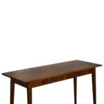 2 Drawer Chestnut Writing Desk - Image 5