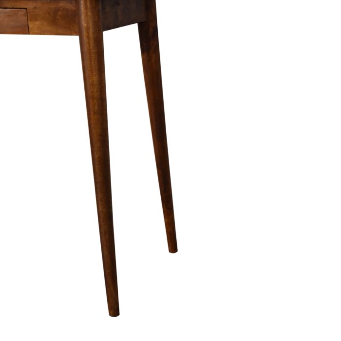 2 Drawer Chestnut Writing Desk - Image 7